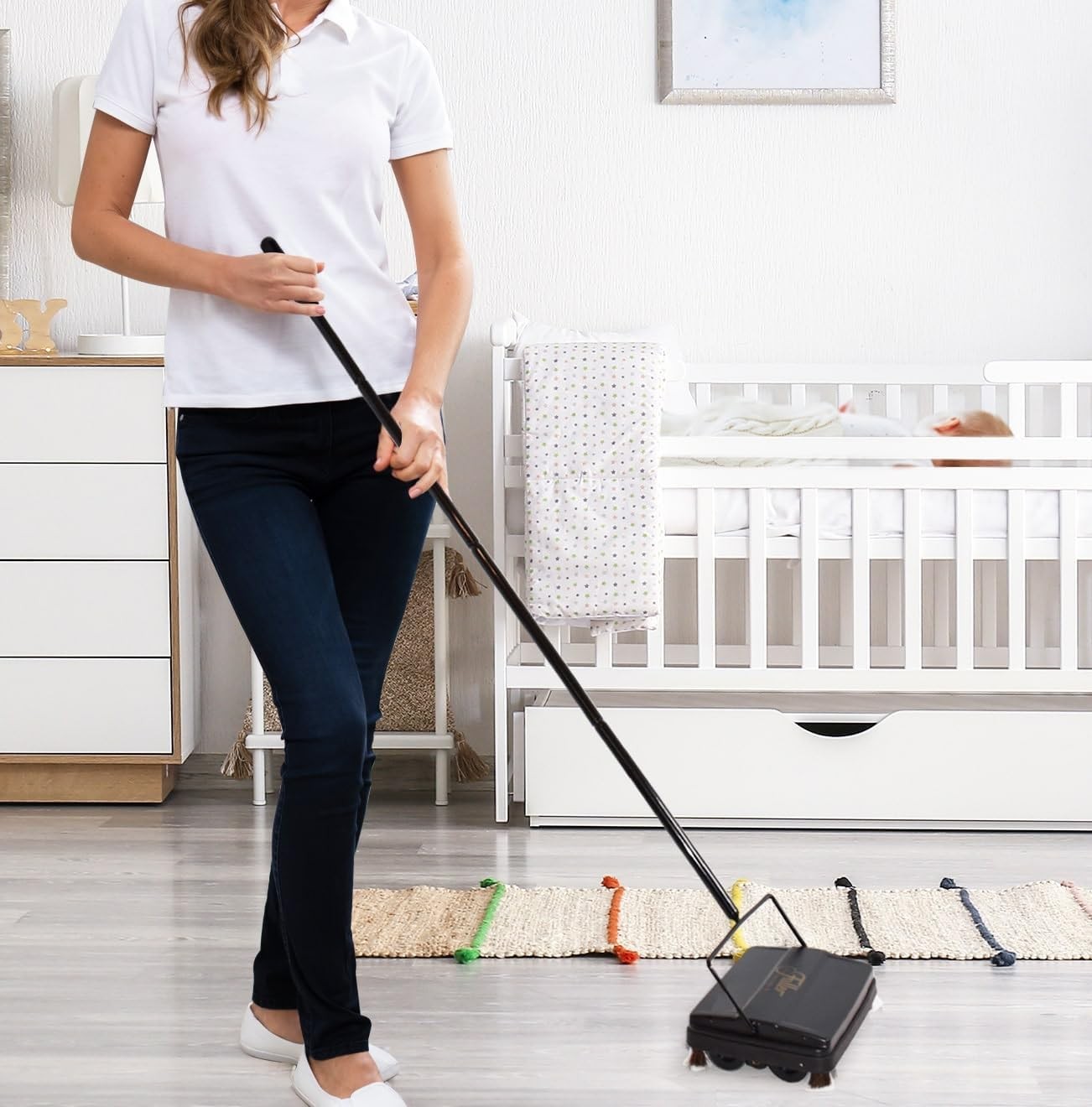 Fuller Brush 17027 Electrostatic Carpet and Floor Cleaner- 9-inch cleaning width