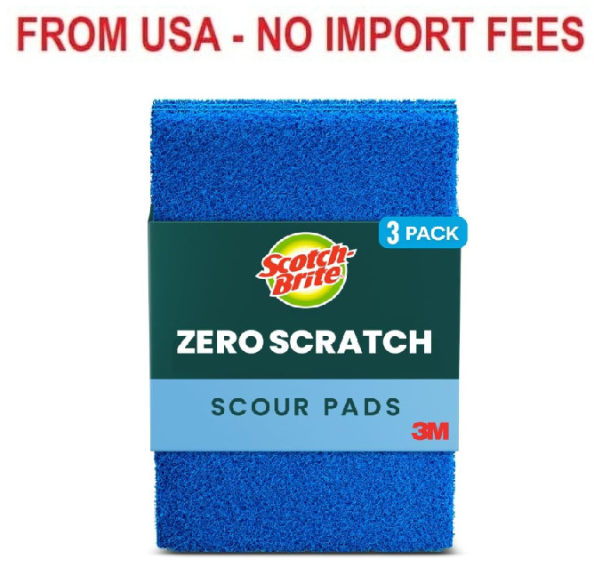 Scotch-Brite Non-Scratch Scour Pads, Scouring Pads for Kitchen and Dish Cleaning