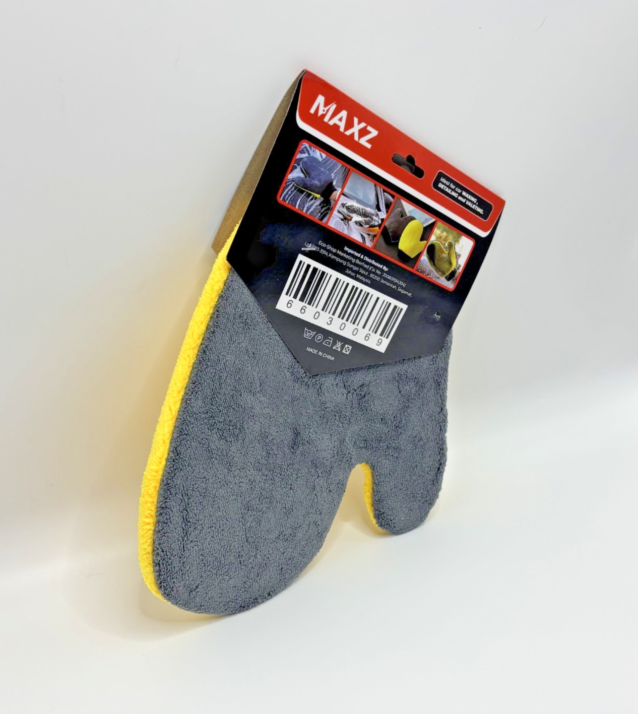 Car Care Microfiber Polish Cloth Mitt Quick Dry Detailing Glove