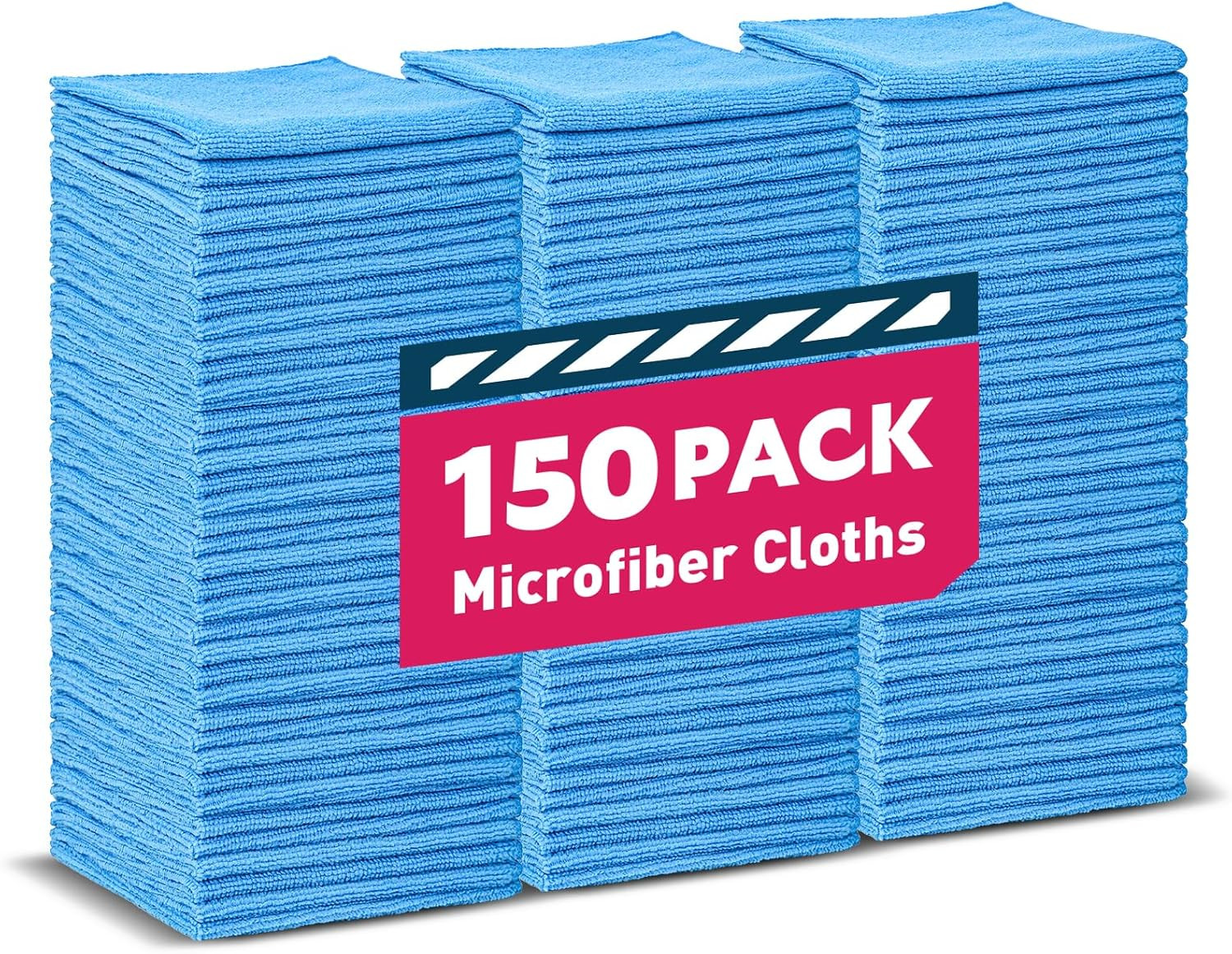 Gray Microfiber Cleaning Cloths Bulk Pack-400 Pack, Microfiber Towels Bulk, Towe