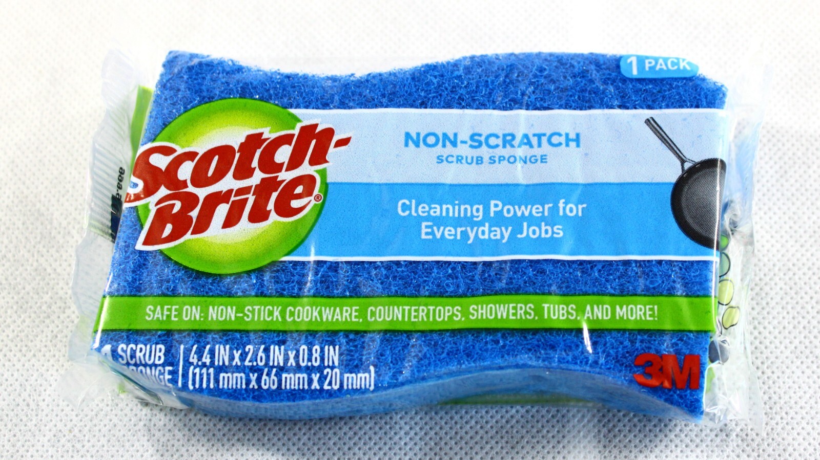 10 Pack Scotch Brite Non Scratch Scrub Sponge Free Shipping