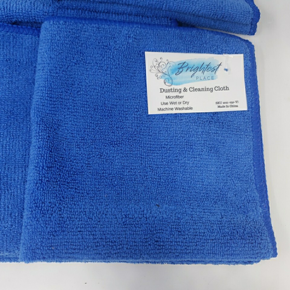 10 Microfiber Cleaning Cloths 12×12” Wash Towel Drying Rag Car Detailing 300GSM