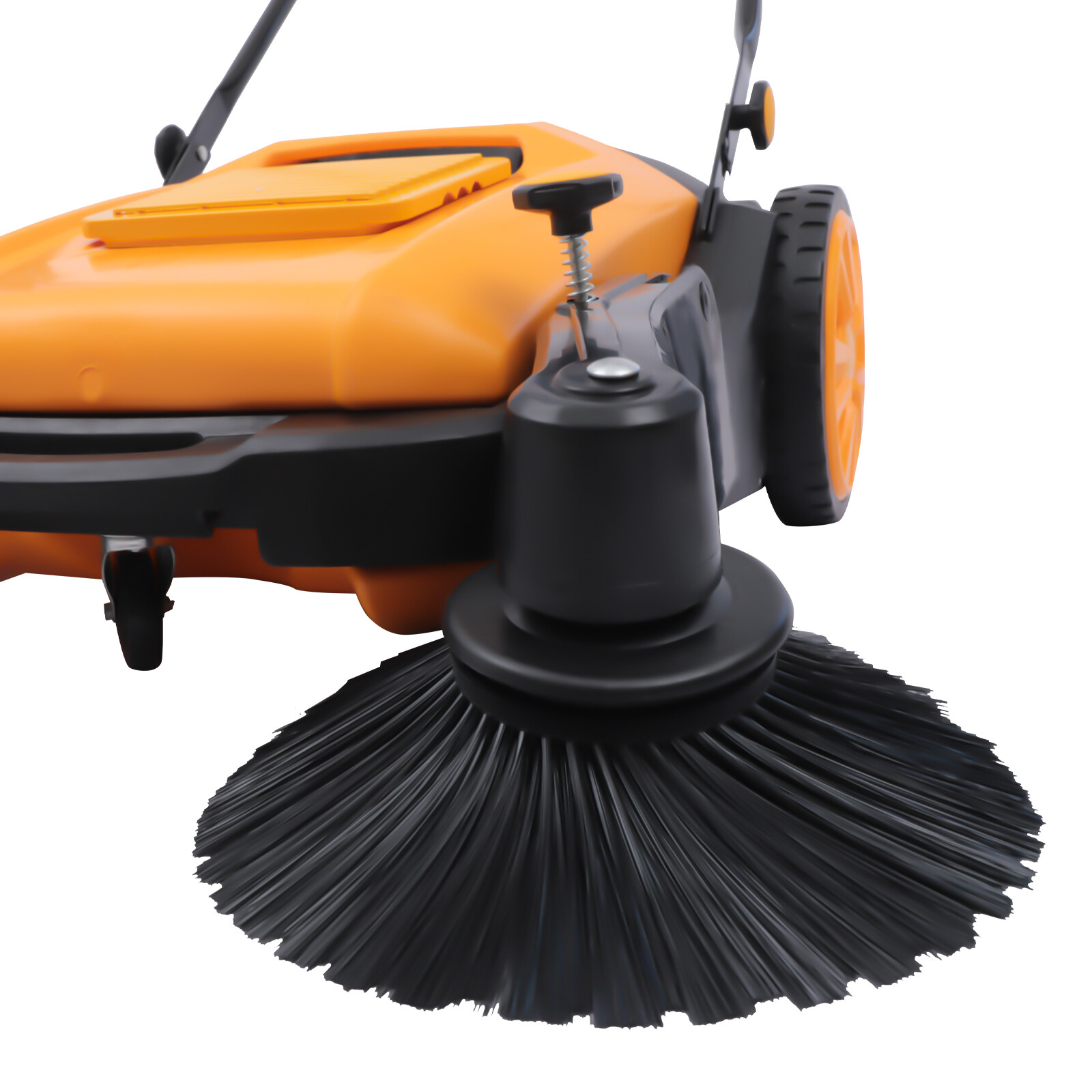 41” Walk-Behind Sweeper Street Pavement Sweeping Broom Floor Road Cleaner