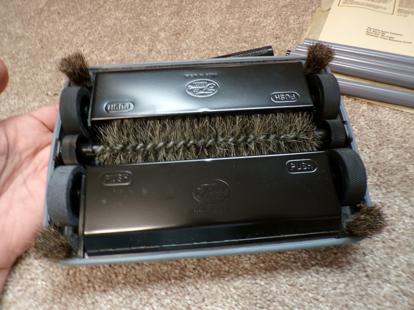 Vtg Fuller Brush Electrostatic Carpet Sweeper USA made