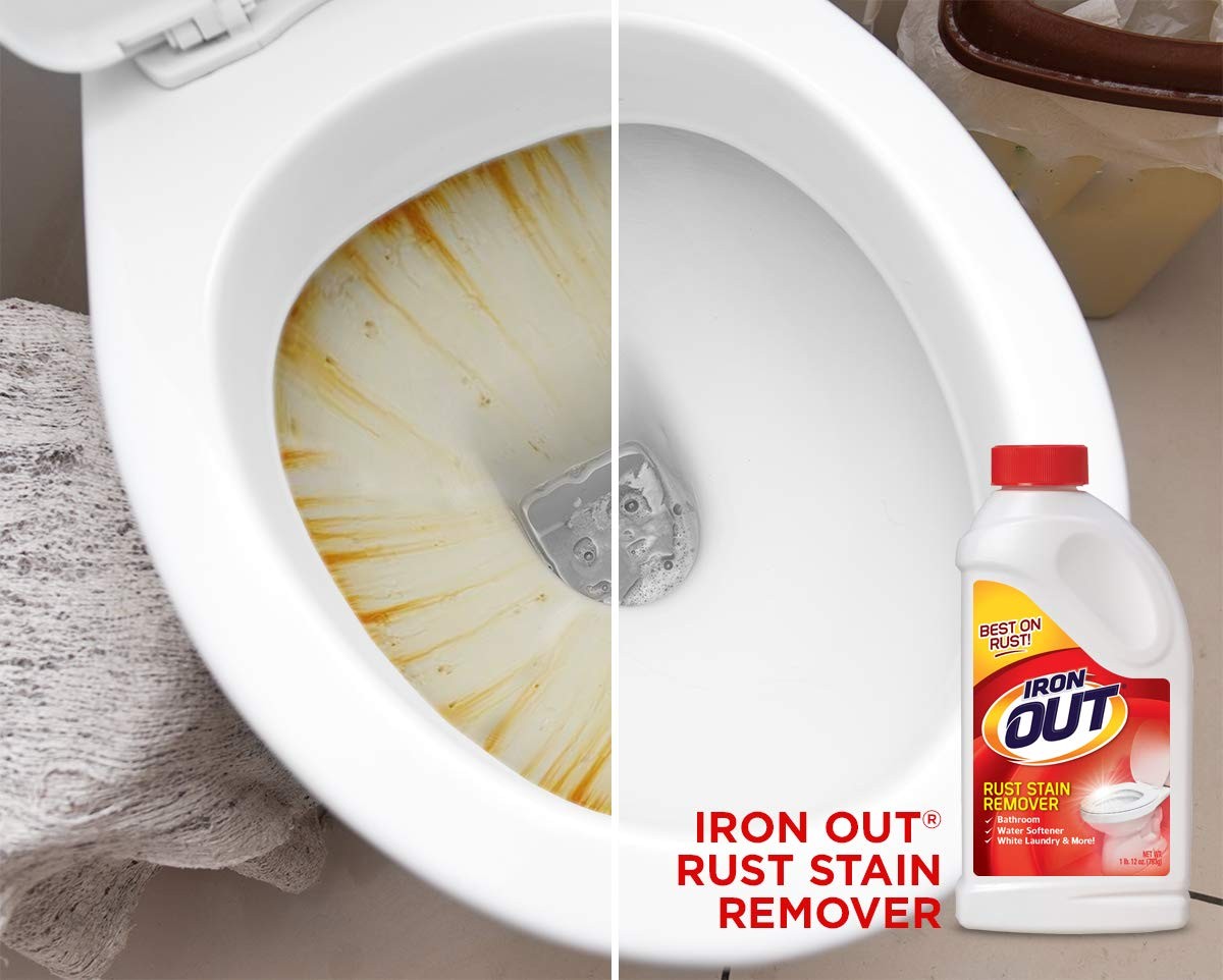 Iron Out Rust Stain Remover Powder 4 Lb 12 Oz 2 Bottles Io65N
