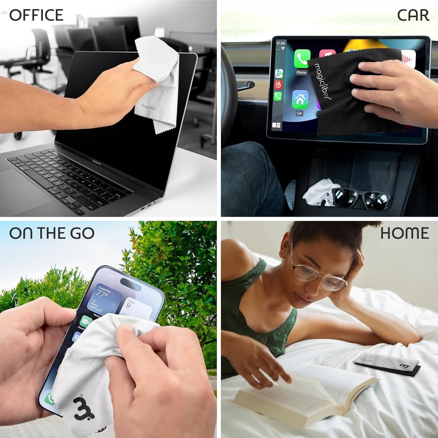High-Quality Microfiber Cleaning Cloths – 6 Pack for All Your Cleaning Needs