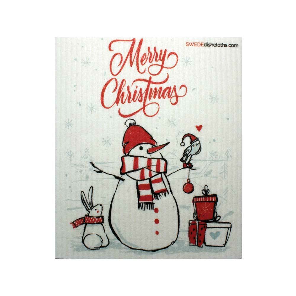 Mixed Christmas “B” Set of 3 cloths Swedish Dishcloths Eco Friendly Absorbent Cl