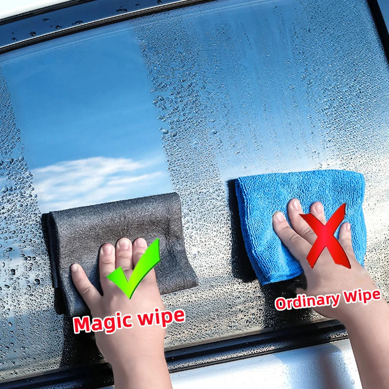 New Thickened Magic Cleaning Cloth Microfiber Glass Clean Towel Reusable Washabl