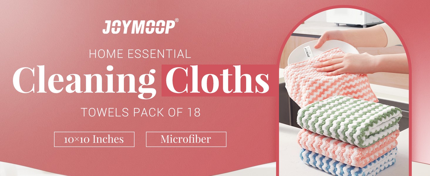 Microfiber Cleaning Cloth, Kitchen Towels, Absorbent Streak Free Lint Cleaning