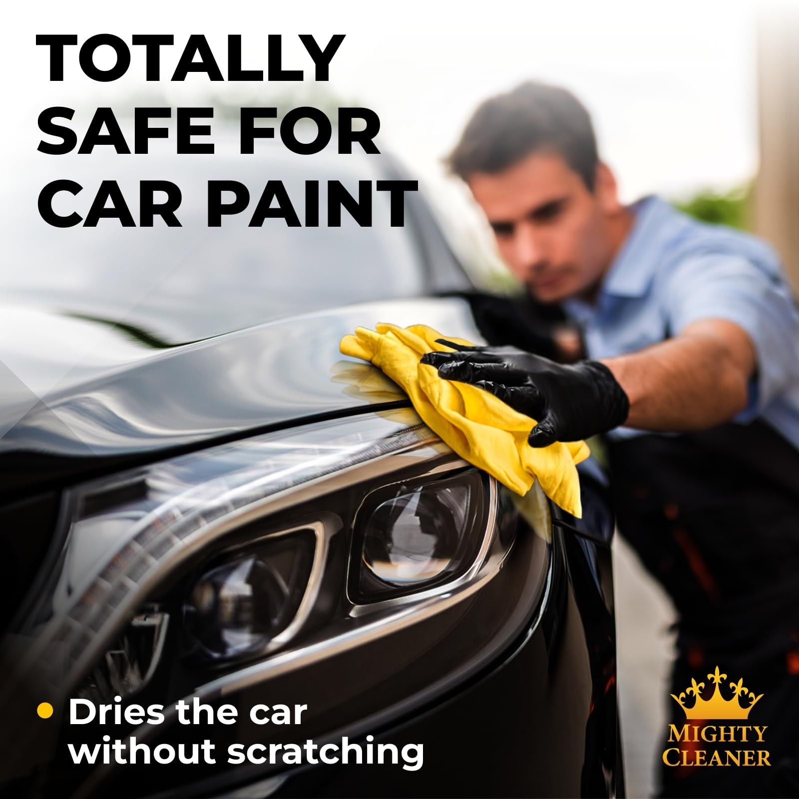 Premium Сar Shammy Towel – 26″ x 17″ – Super Absorbent Chamois Cloth for Car –
