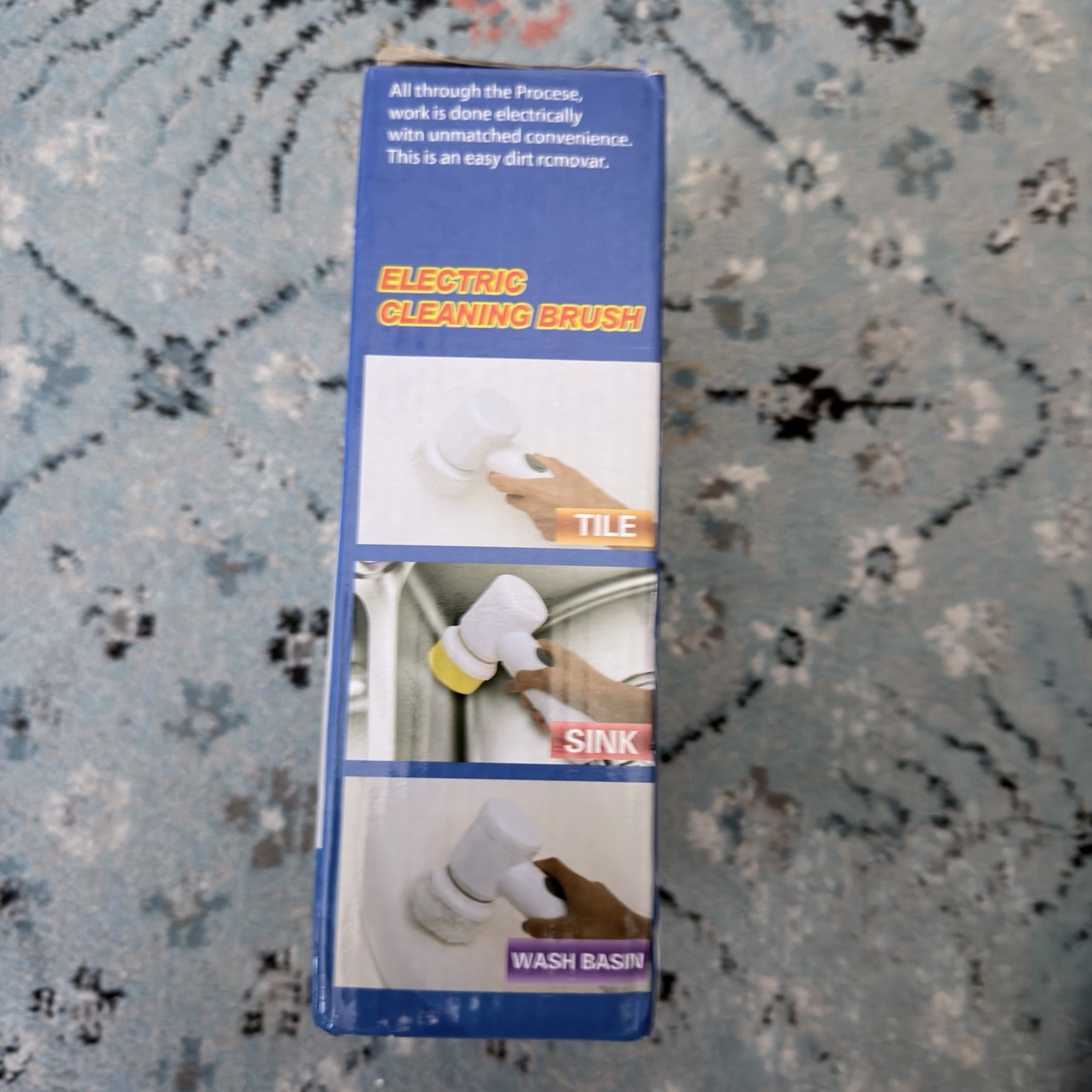 8 In 1 Electric Cleaning Brush (QJS-002), White New