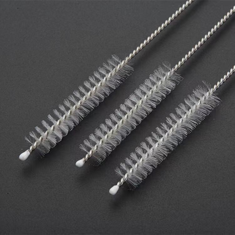 5X Nylon Straw Brush Cleaner Bottle Tube Pipe Small Long Cleaning Brush