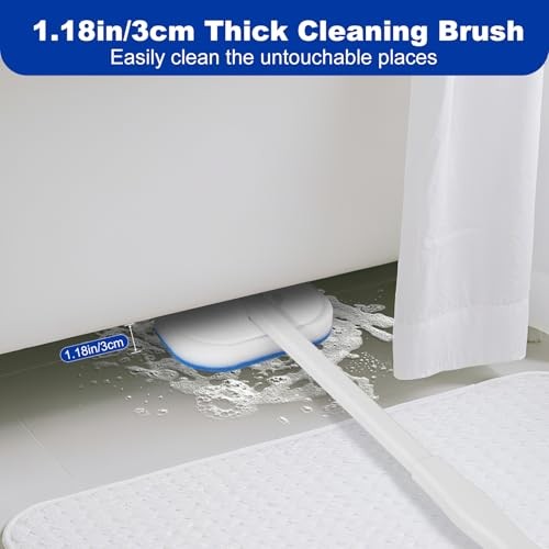 Scrub Brush for Shower,4-in-1 Cleaning Brushes with 4 Different Function