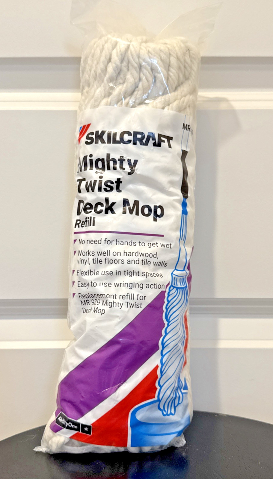SKILCRAFT MIGHTY TWIST DECK MOP REFILL MR 969 Replacement Refill For 989