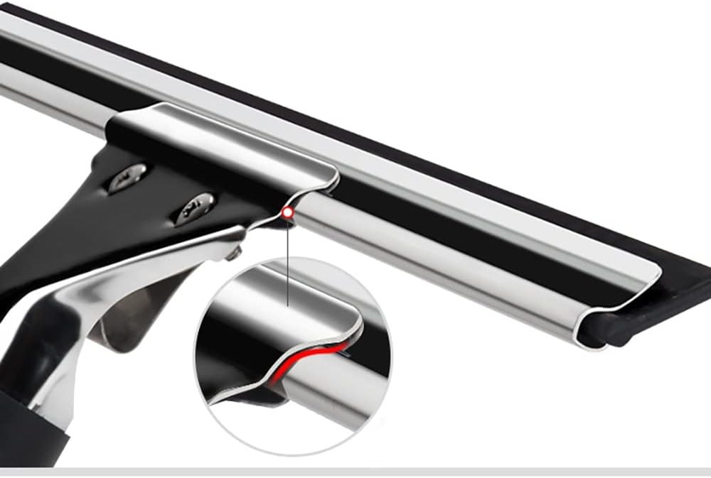 15cm 6in Window Squeegee All Purpose Squeegee Glass Shower Doors Car Black