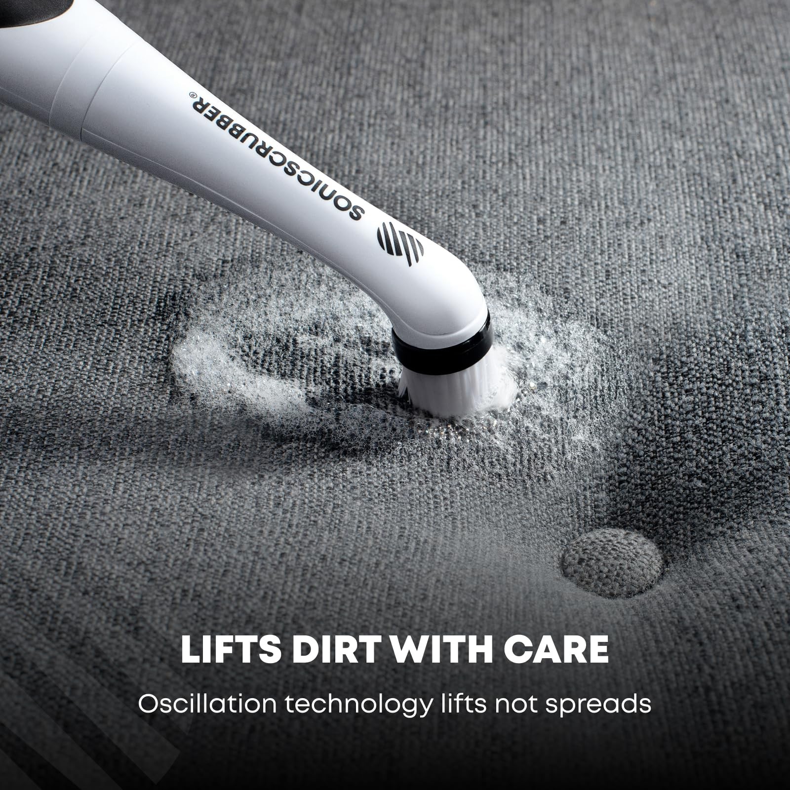 SonicScrubber Household Cleaning Brush Power Scrubber – Tool, White