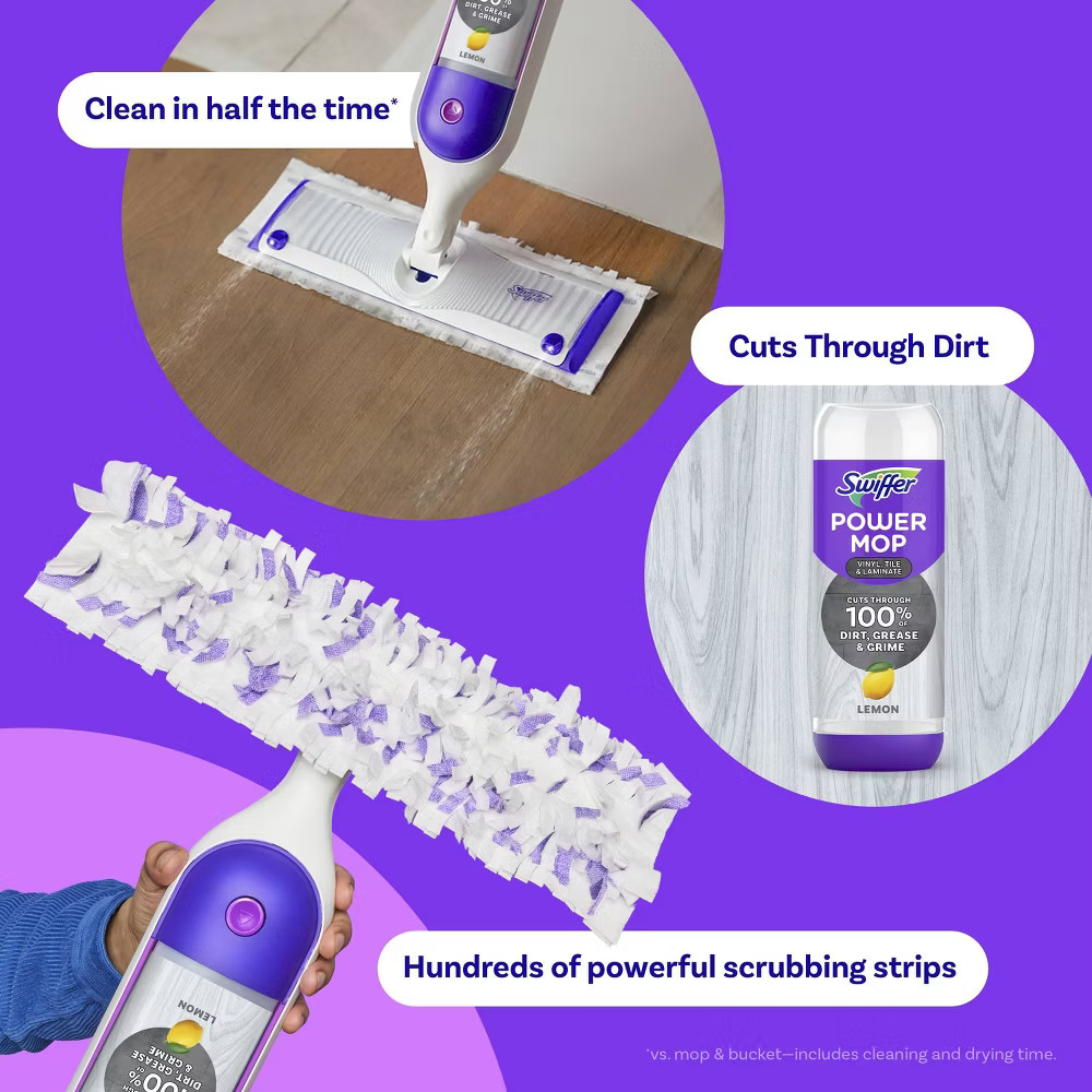 Swiffer PowerMop Mops & Brooms – 4ct