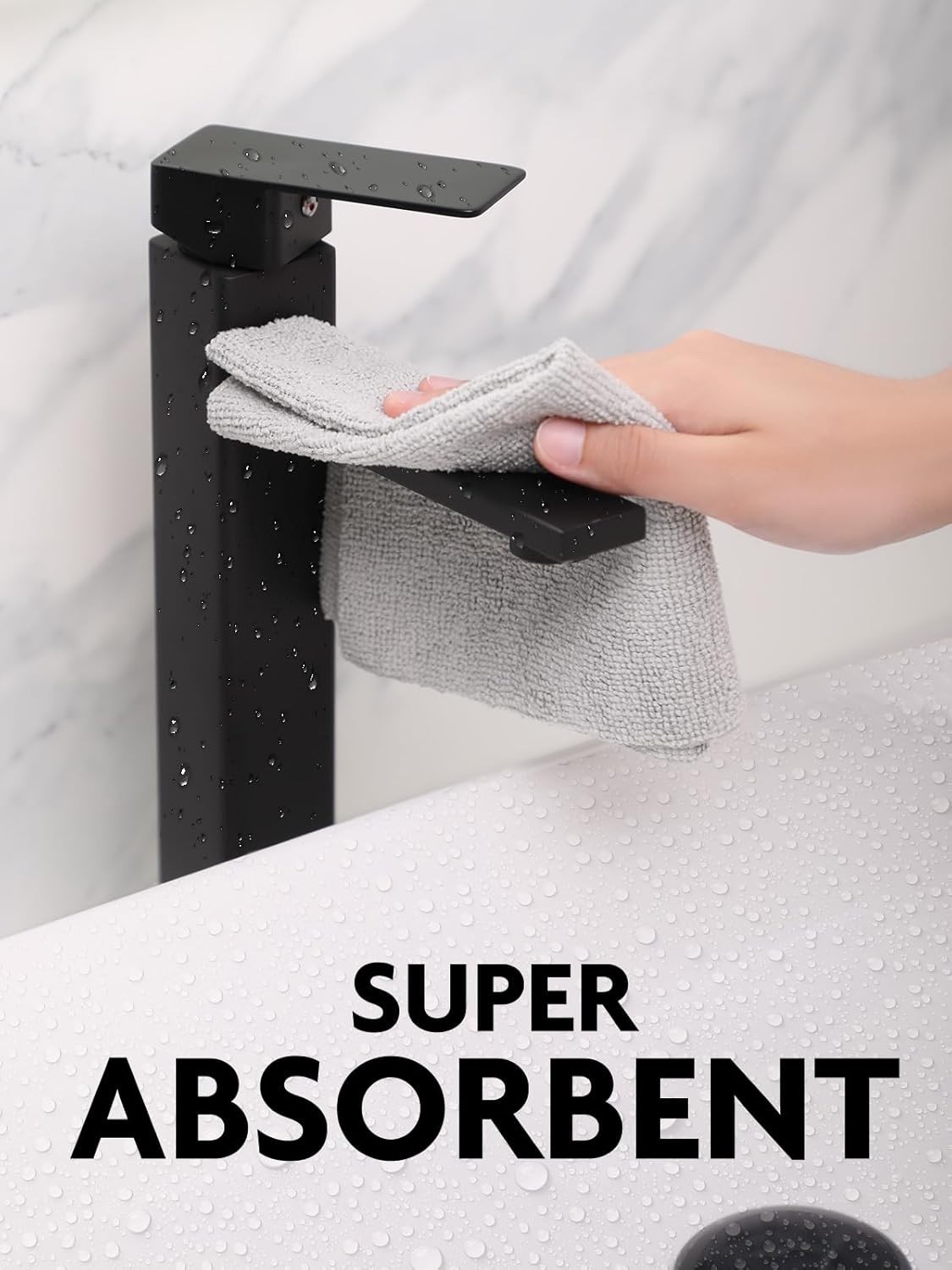 Ultra Absorbent Microfiber Towels – 150 Pack for Effortless Cleaning