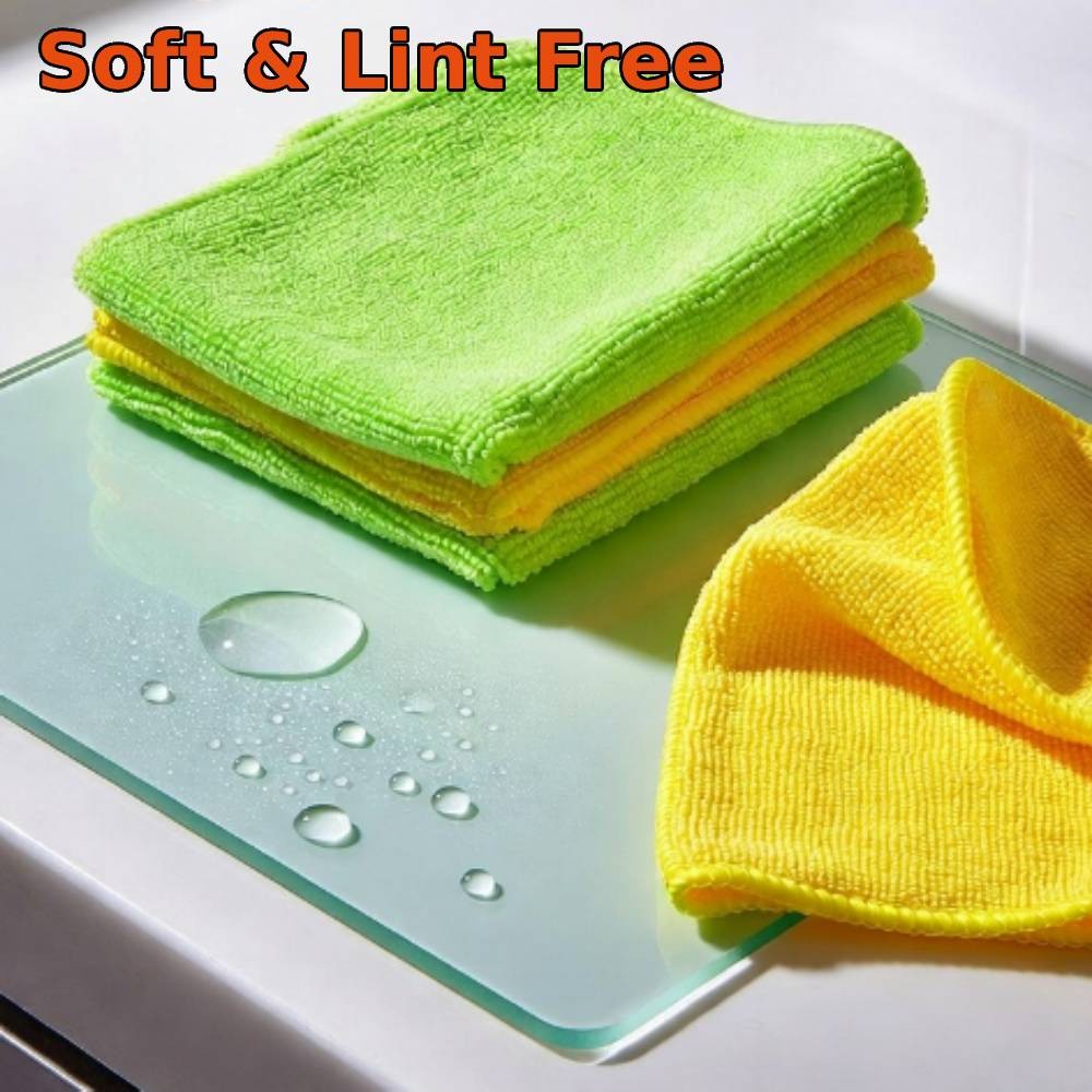 Multi 2/10/50 Pack Microfiber Cleaning Cloth Towels Car Detailing Polishing Rag.