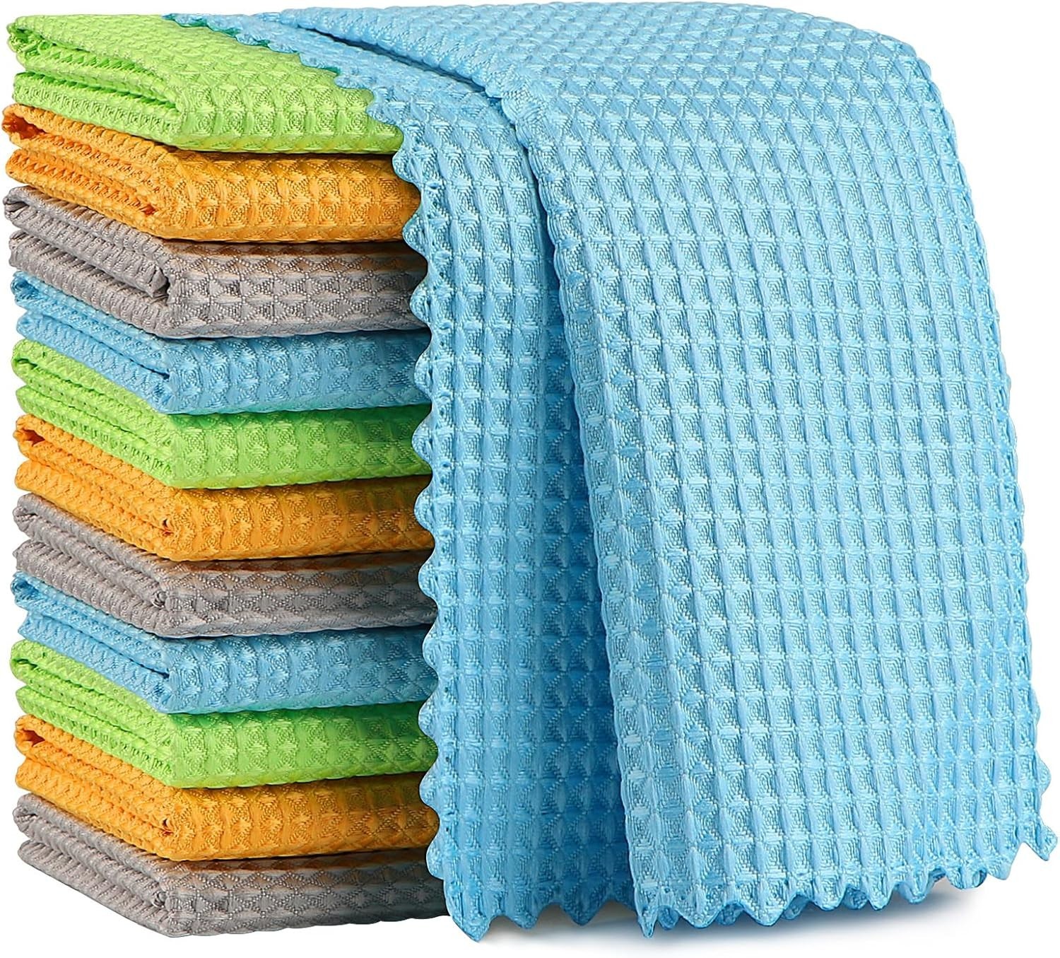 Microfiber Glass Cleaning Cloth 8PK Premium Microfiber Glass & Window Cleaner