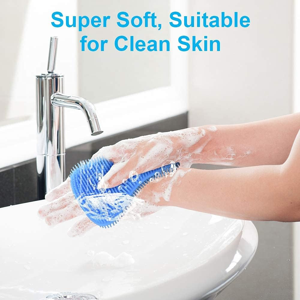 3 PCS Silicone Dish Sponges Multi Purpose Kitchen Gadget Brush Silicone Dish NEW