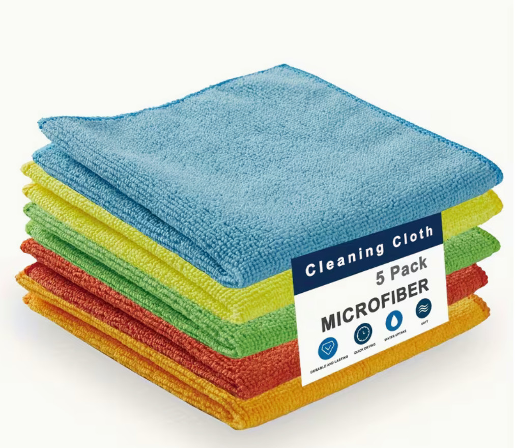 Microfiber Cleaning Cloths – Ultra-Absorbent, 1200 Washes