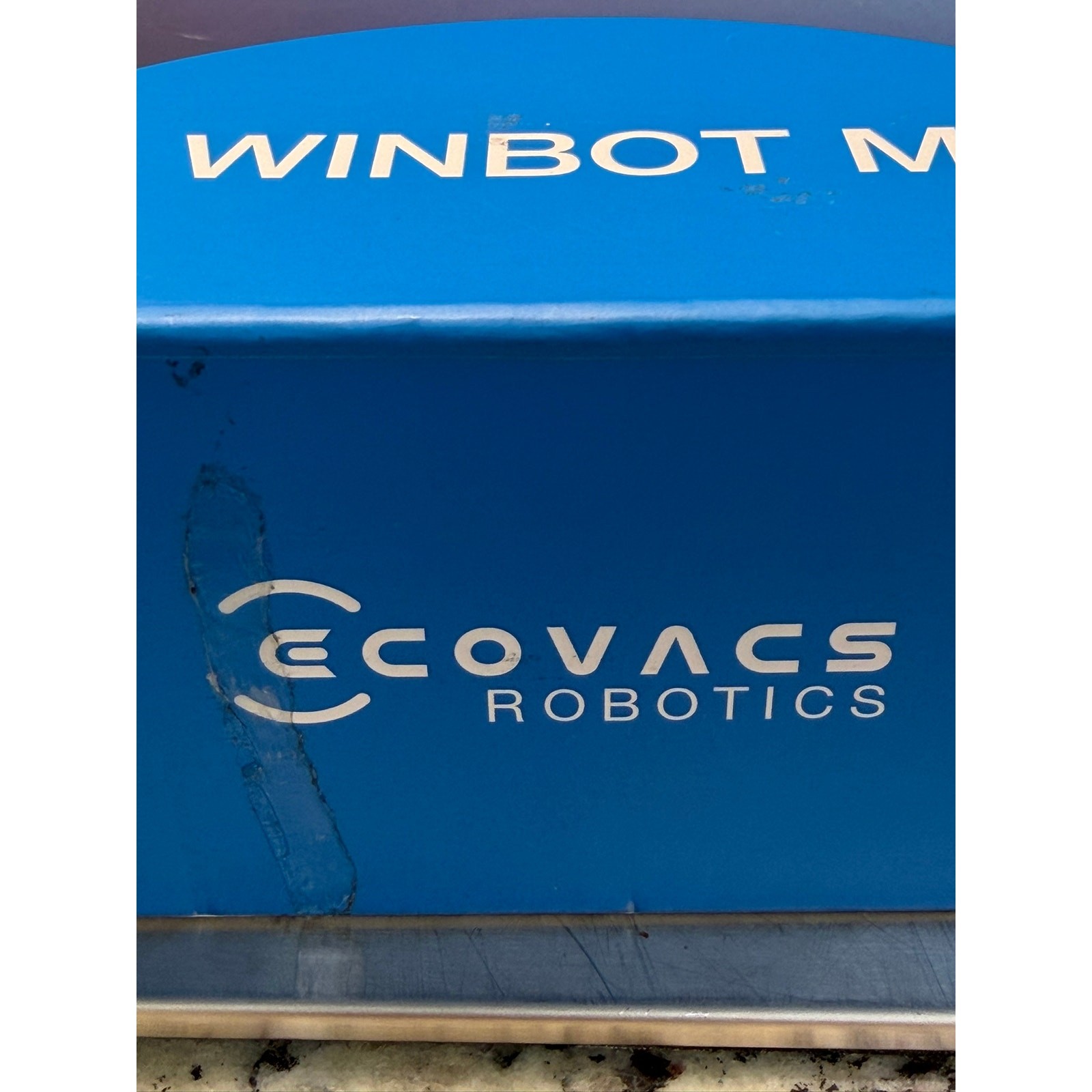 Ecovacs WINBOT Mini WG841-01 Robotic Window Cleaner Box Tested Open Original Box