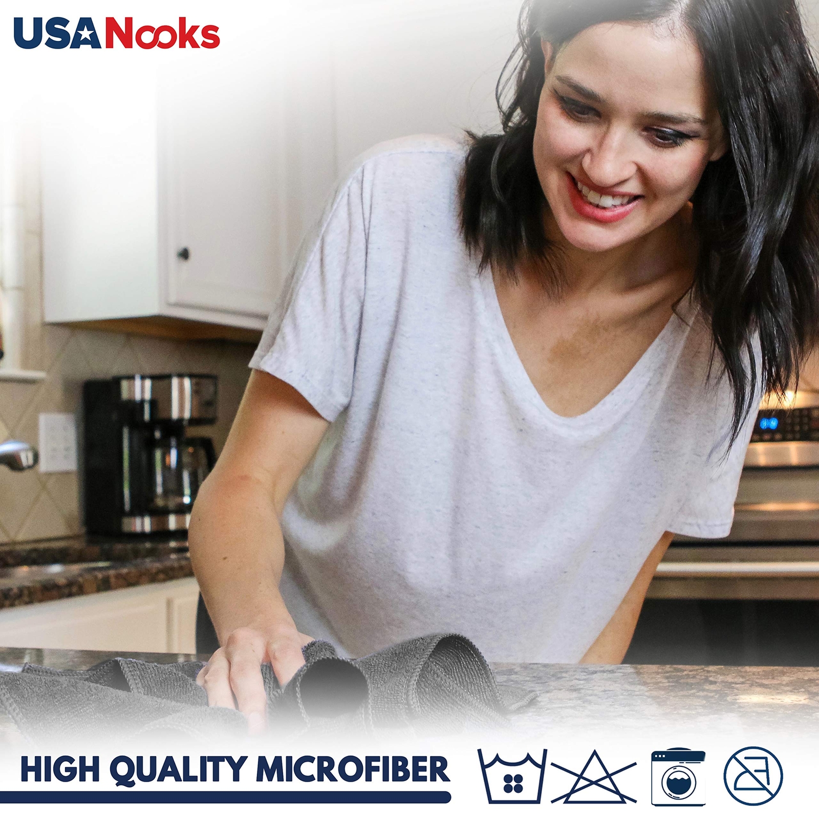 12 Pack Microfiber Cleaning Cloth 1200 Washes Ultra Absorbent Towels for Car