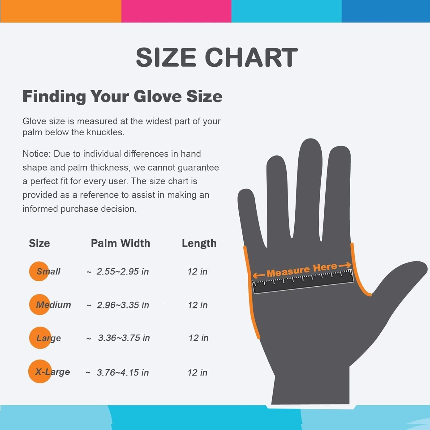 Rubber Kitchen Dishwashing Gloves – 4 Pairs Colorful Reusable Household Clean…