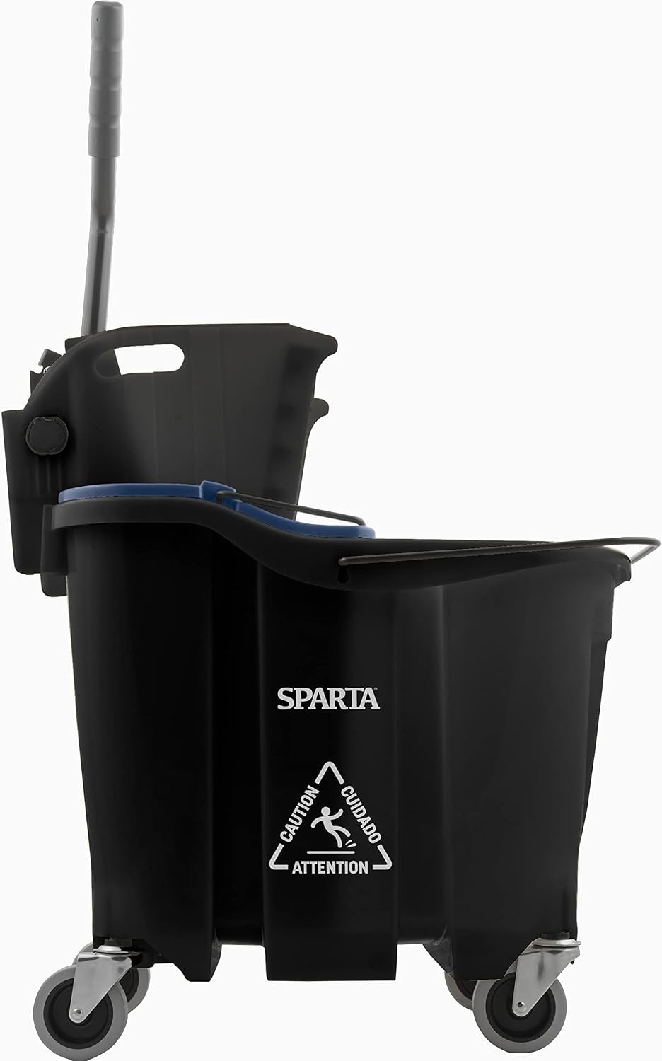 Commercial 35 Qt Mop Bucket with Side Press Wringer – Heavy Duty Cleaning System