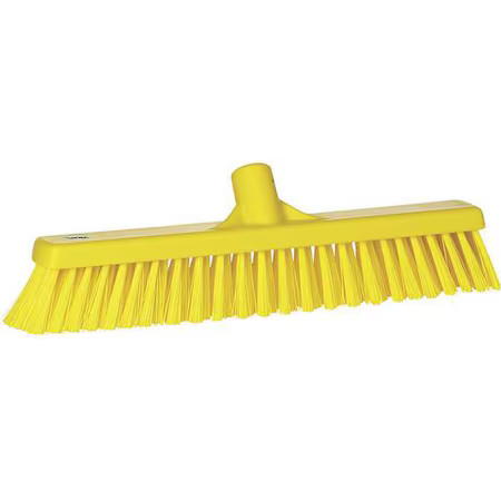 Remco 31746 16 In Sweep Face Broom Head, Soft/Stiff Combination, Synthetic,