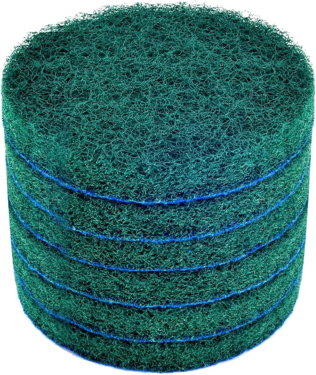 Durable Green Scrub Pads – 5 Inch Abrasive Power for Tough Cleaning Tasks