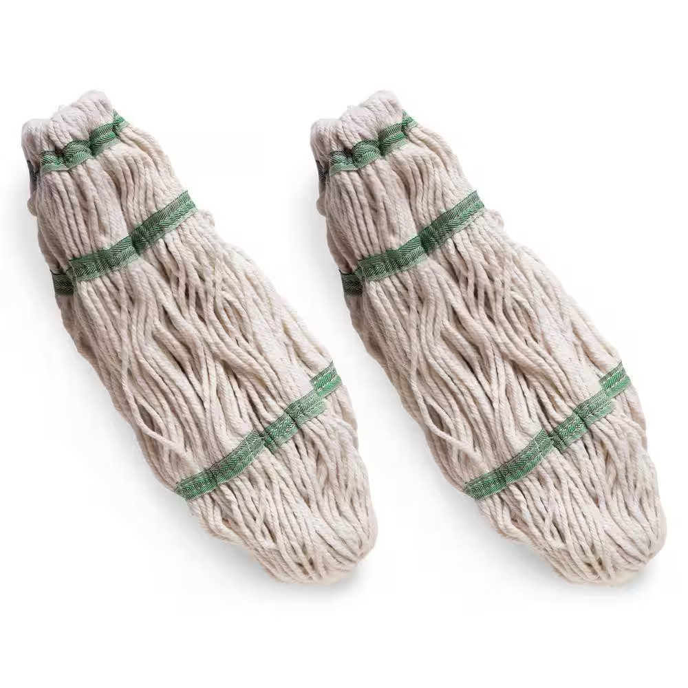 Libman Tornado Mop Refill 2 Pack Cotton Blend Twist Mop Head Washable Reusable