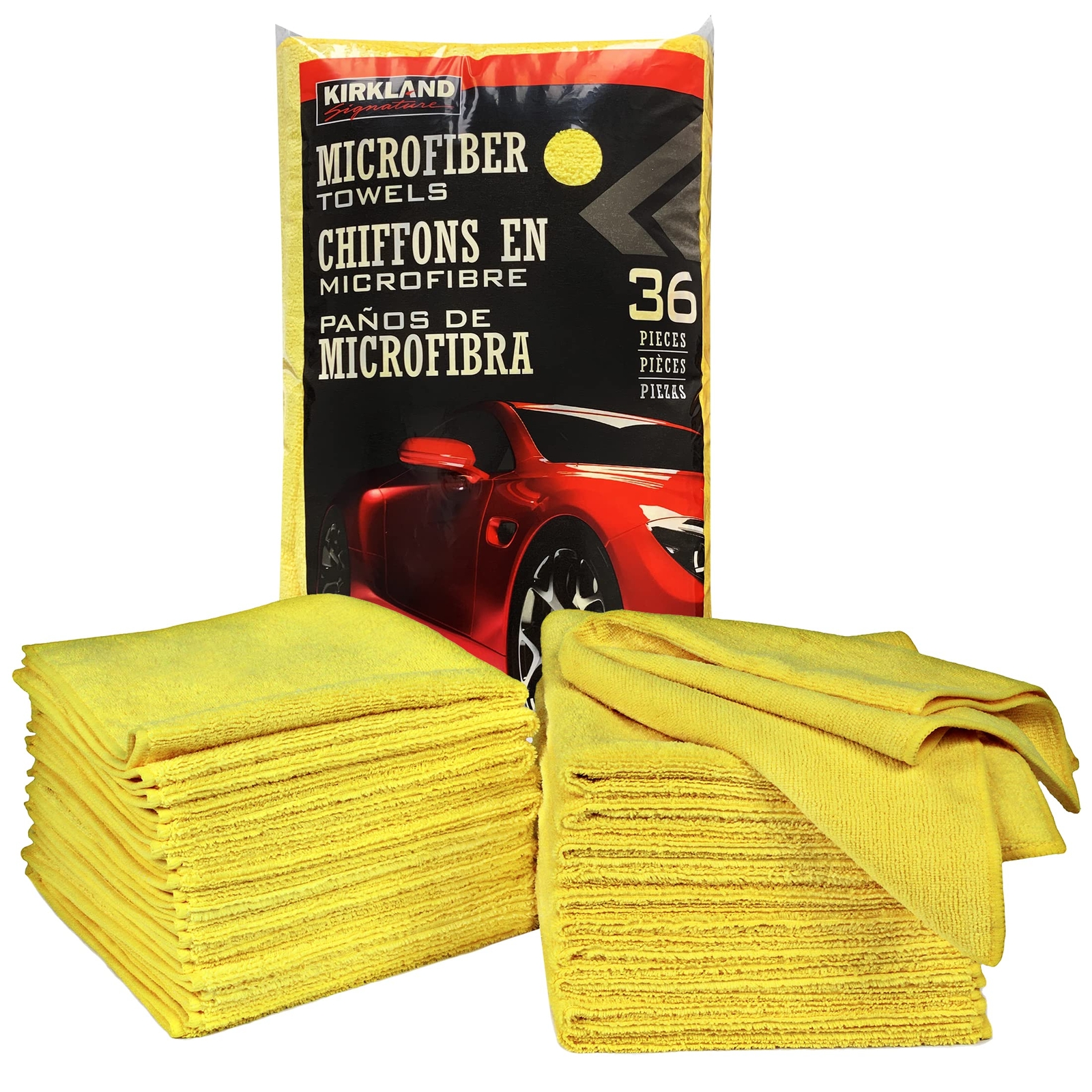 Kirkland Signature Ultra High Pile Premium Microfiber Towels, 36 Count (Pack of