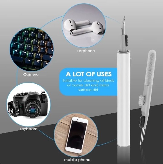 Cleaning Pen For Airpods Pro 1 2 Earphones Cleaner Kit Soft Brush Case Earbuds
