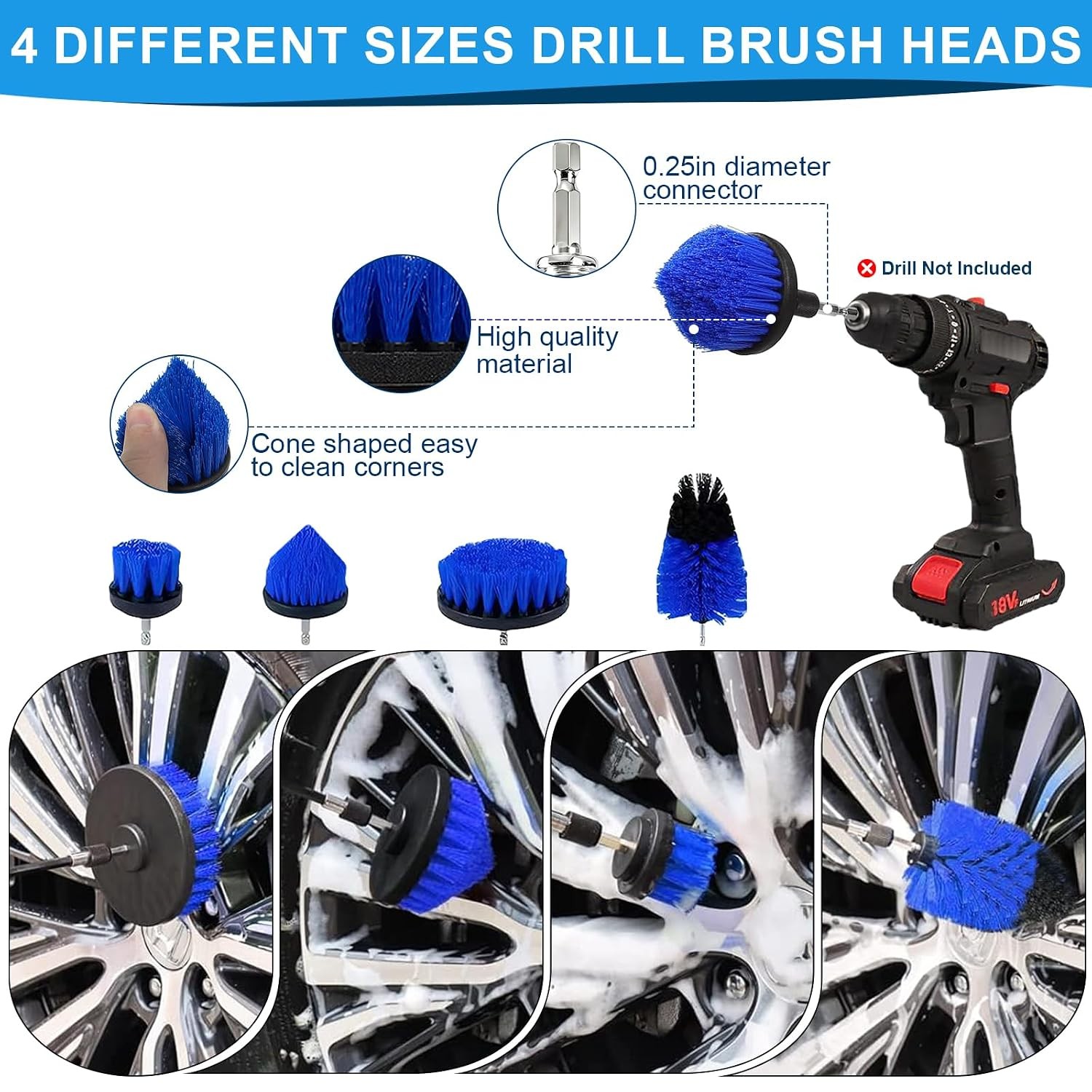 26PCS Car Detailing Kit, Car Detailing Brush Set, Car Cleaning Kit, Auto Detaili