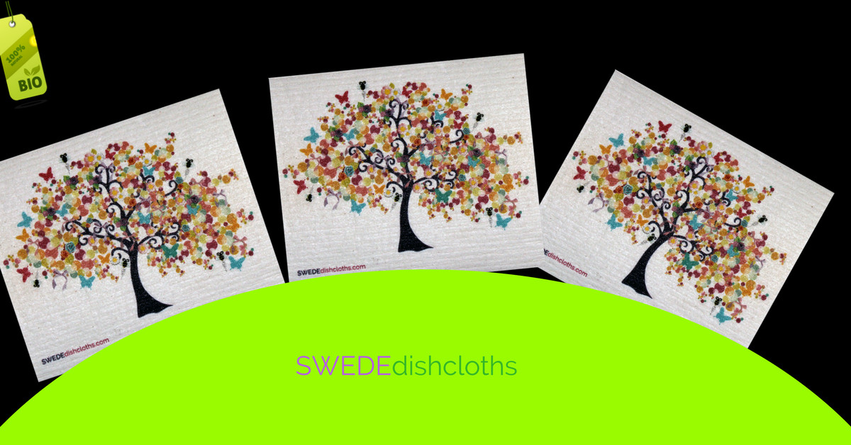 The New amazing Swedish Dishcloth Set of 3 each Dishcloths SpringTree Design