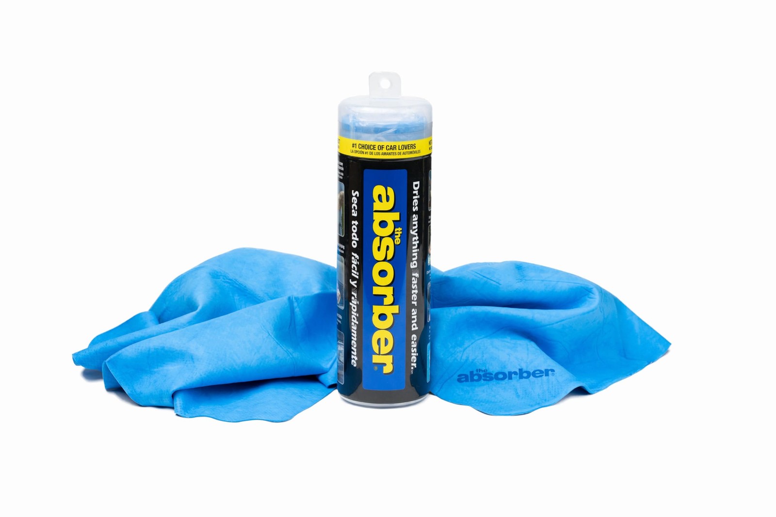 the absorber® Large 27-Inch x 17-Inch, Blue – Synthetic Premium Drying Chamoi…