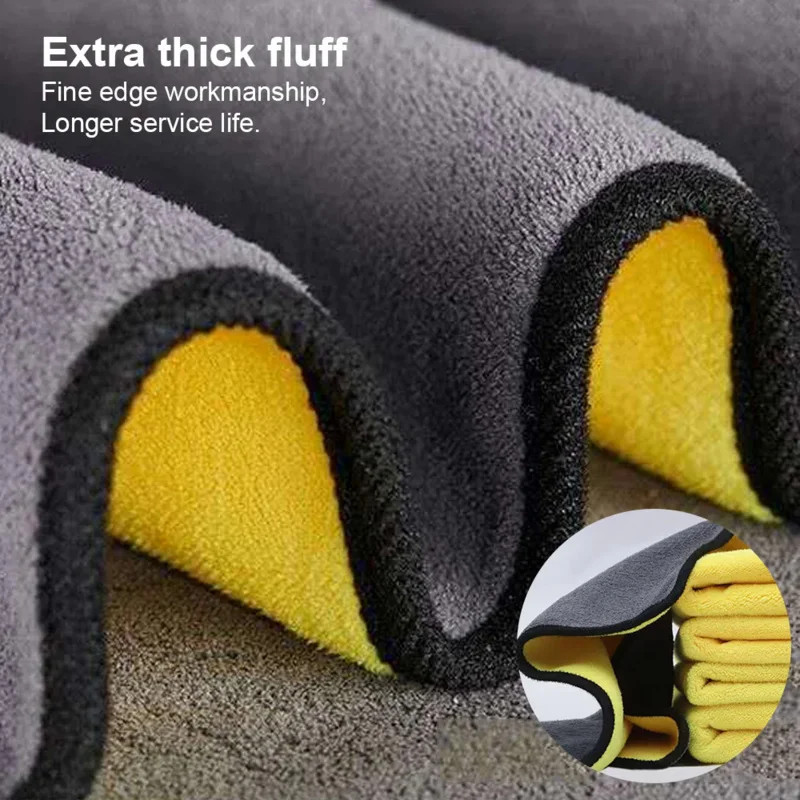 Car Wash Towels Cleaning Cloth Absorbent Dry Cloth General Purpose Microfiber To