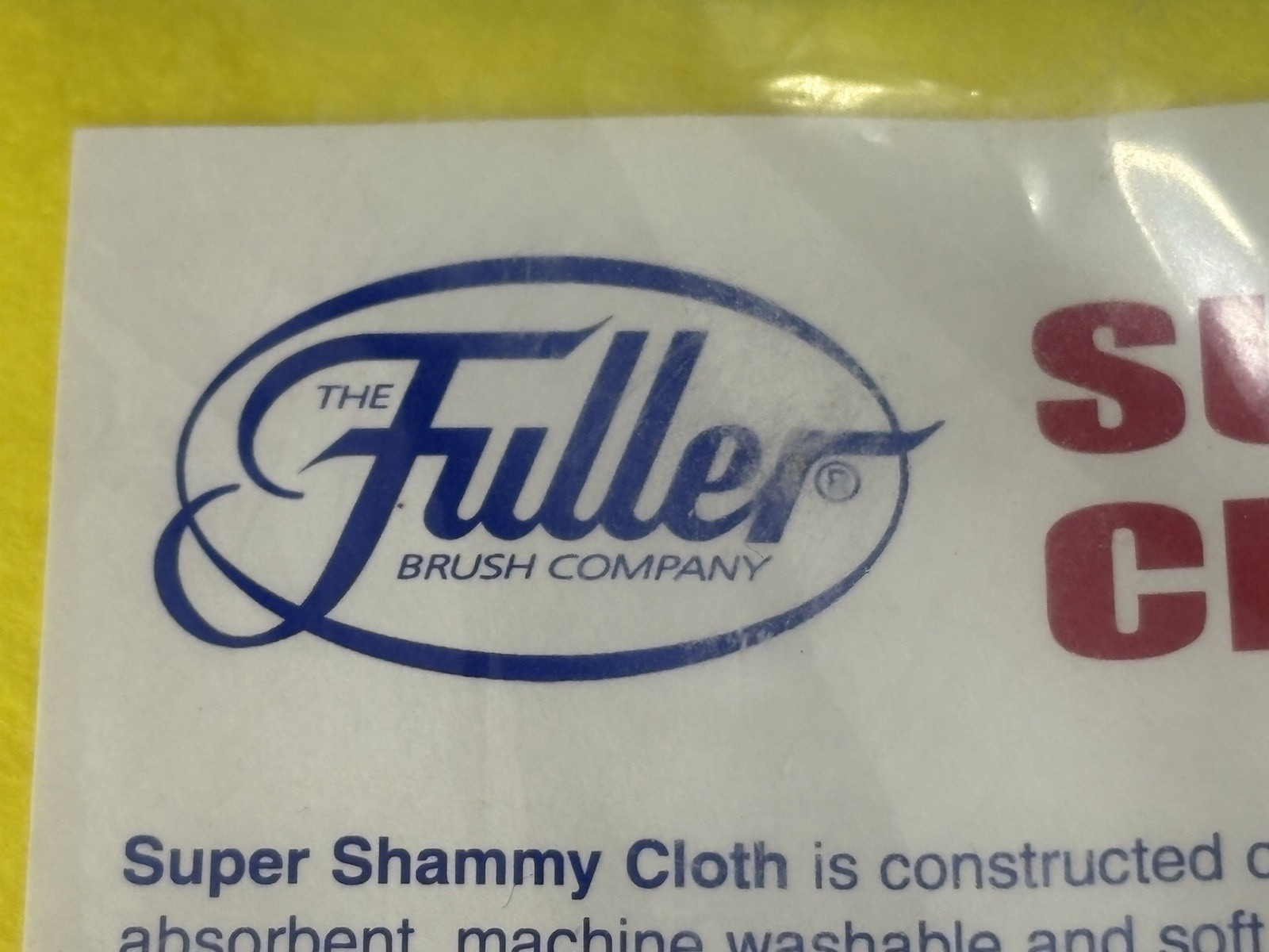 The Fuller Brush Company Super Shammy Cloths 5 Large and 3 Small Germany NIOB