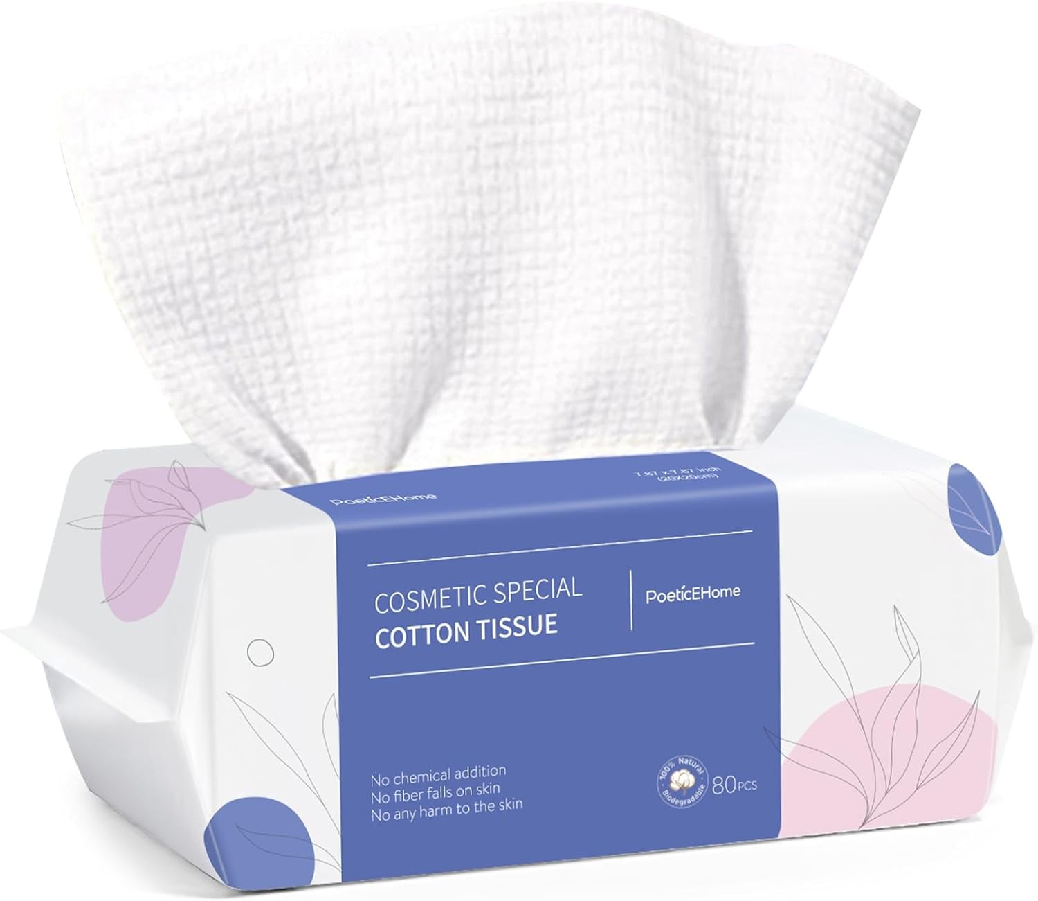 Disposable Face Towel | Thick & Absorbent | Clean Face Tissue Biodegradable |