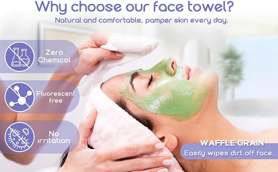 Disposable Face Towel | Thick & Absorbent | Clean Face Tissue Biodegradable |