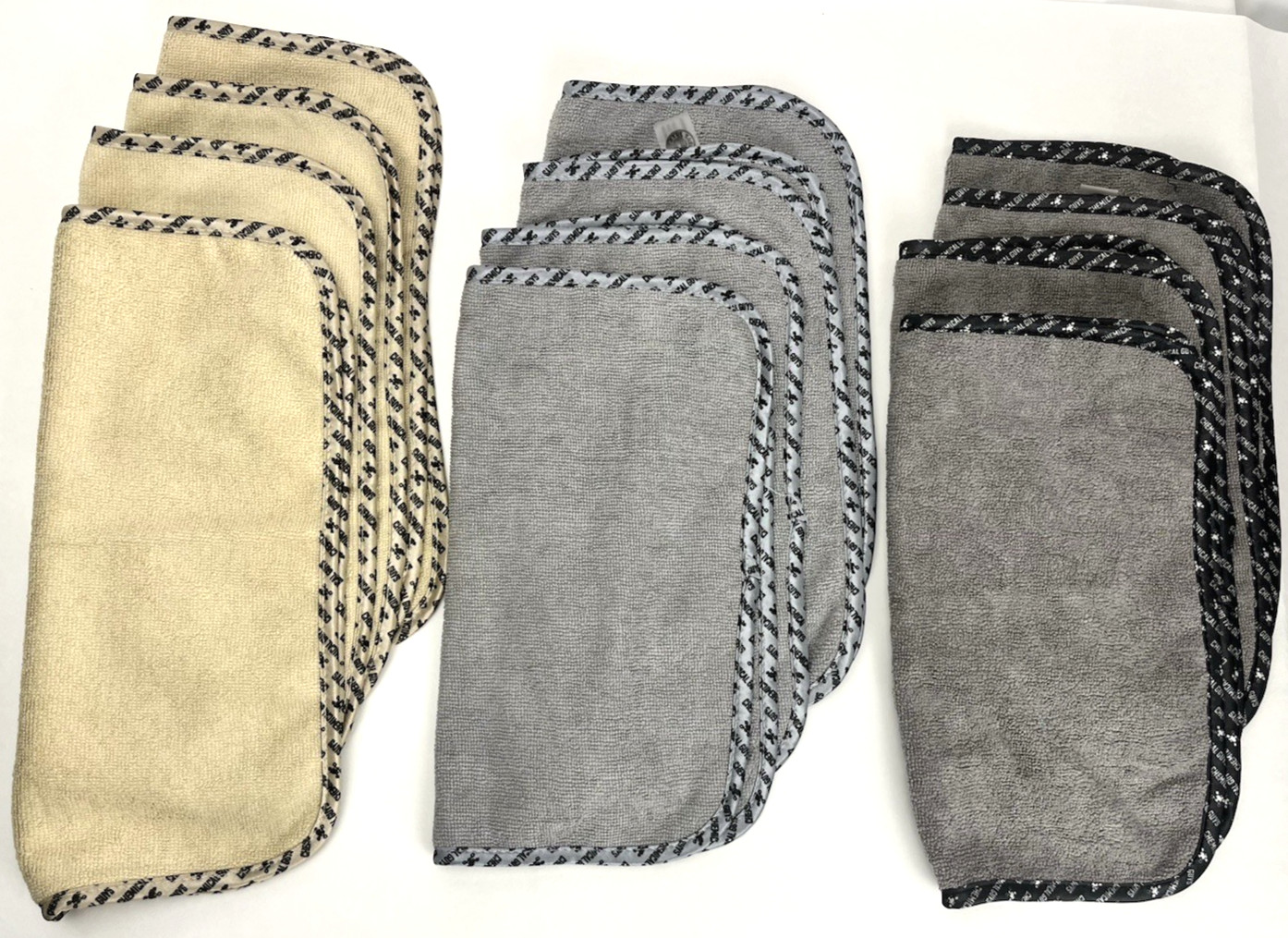 New 12-Pk Chemical Guys Microfiber Towels Multi-Colored 14×12″