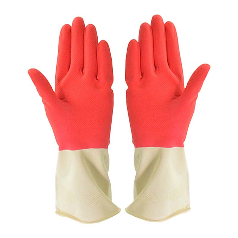 6Pairs Reusable Dishwashing Gloves Household Cleaning Gloves Waterproof Non-Slip