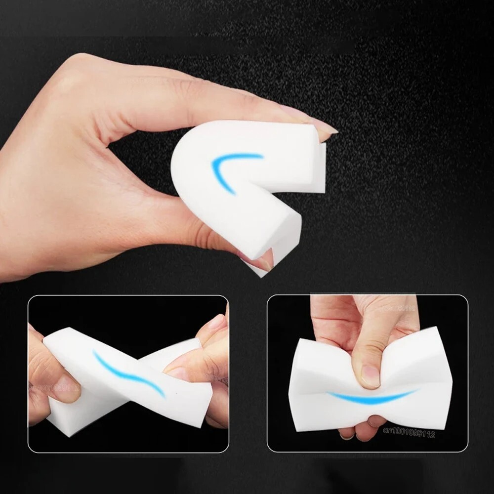 100PCS Magic Sponge Eraser Melamine Sponges Thick Cleaning Foam Home & Kitchen
