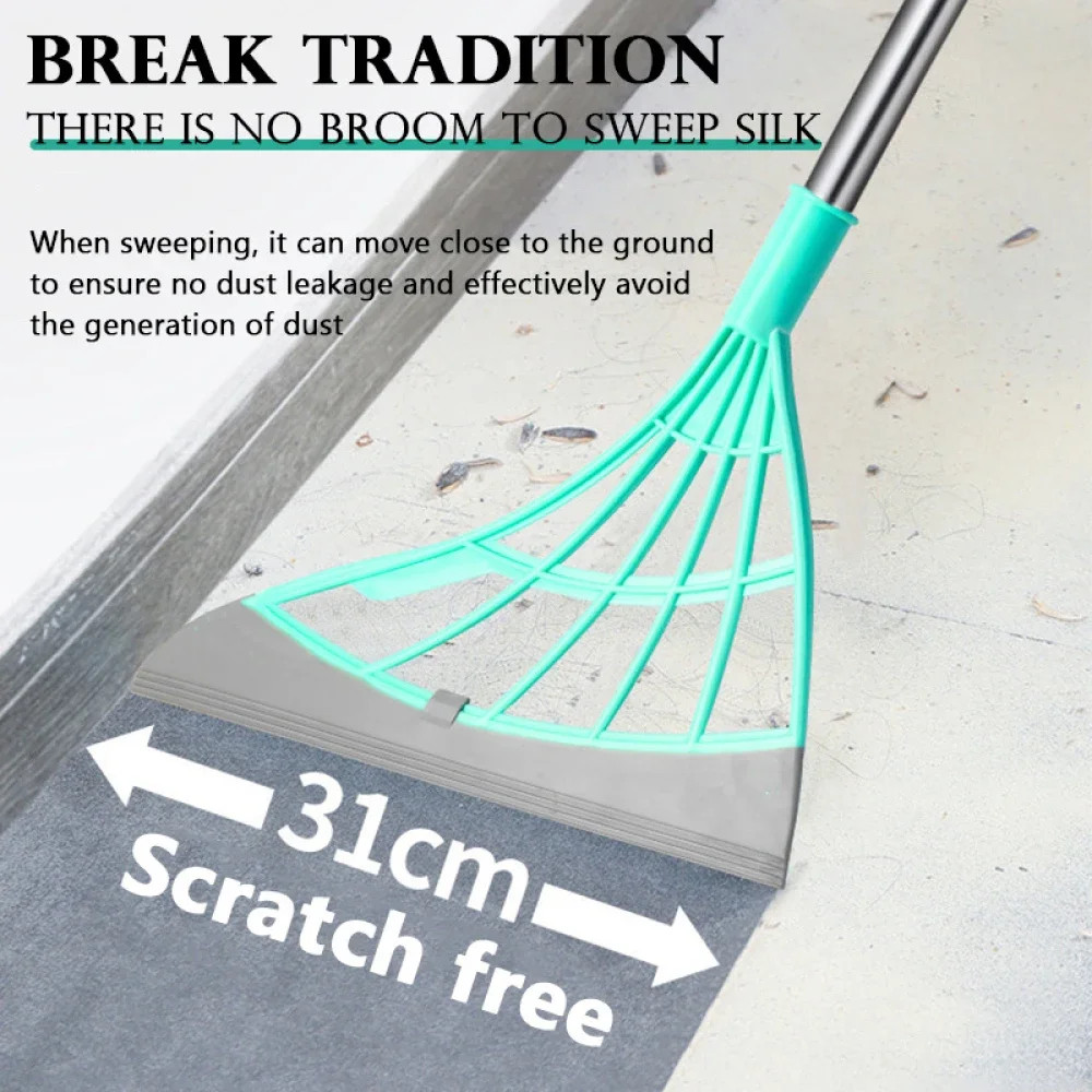 Silicone Magic Wiper Broom, Multi-purpose Floor Glass Bathroom Cleaning Tool