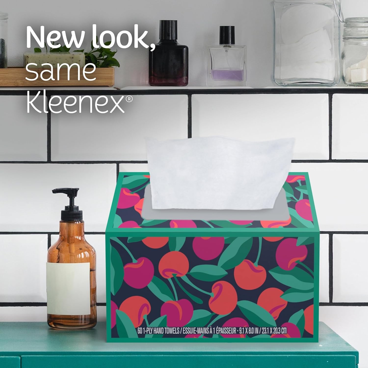 Kleenex Disposable Paper Hand Towels, 6 Boxes, 60 60 Count (Pack of 6), White