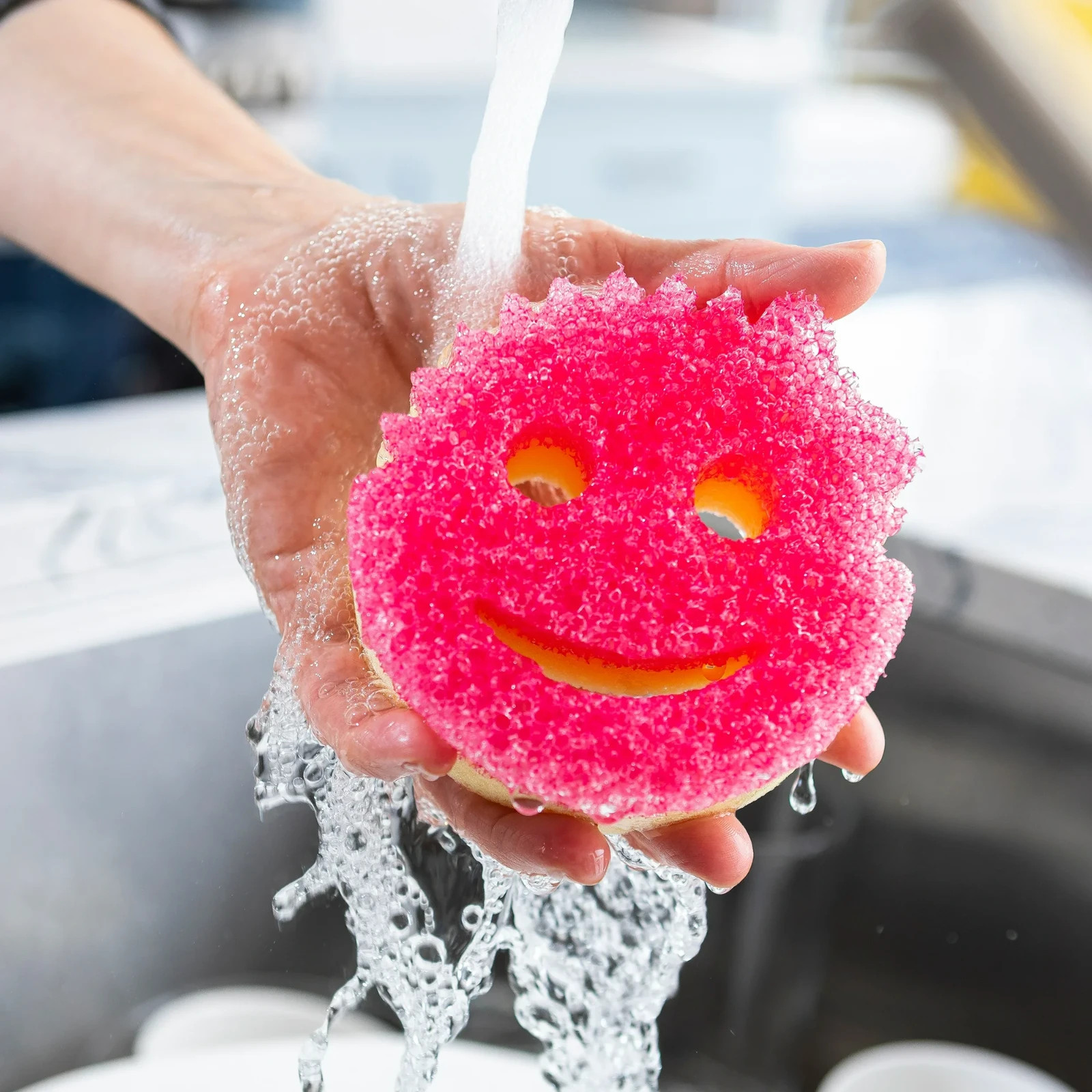 Scrub Daddy Scrub Mommy Non-Scratch Cleaning Sponges, 3 Count, FREE SHIPPING!!!