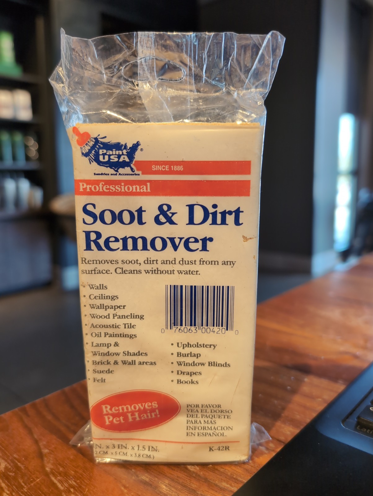 Vint Dry Cleaning Soot & Dirt Remover Eraser Sponge – Intex Tranzonic, 2003