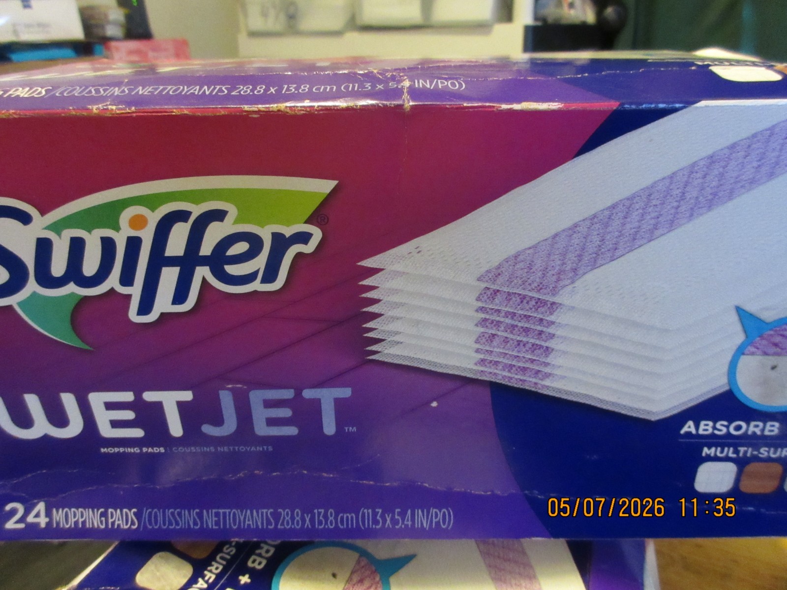24 Swiffer Wet Jet Multi Surface Mopping Pads